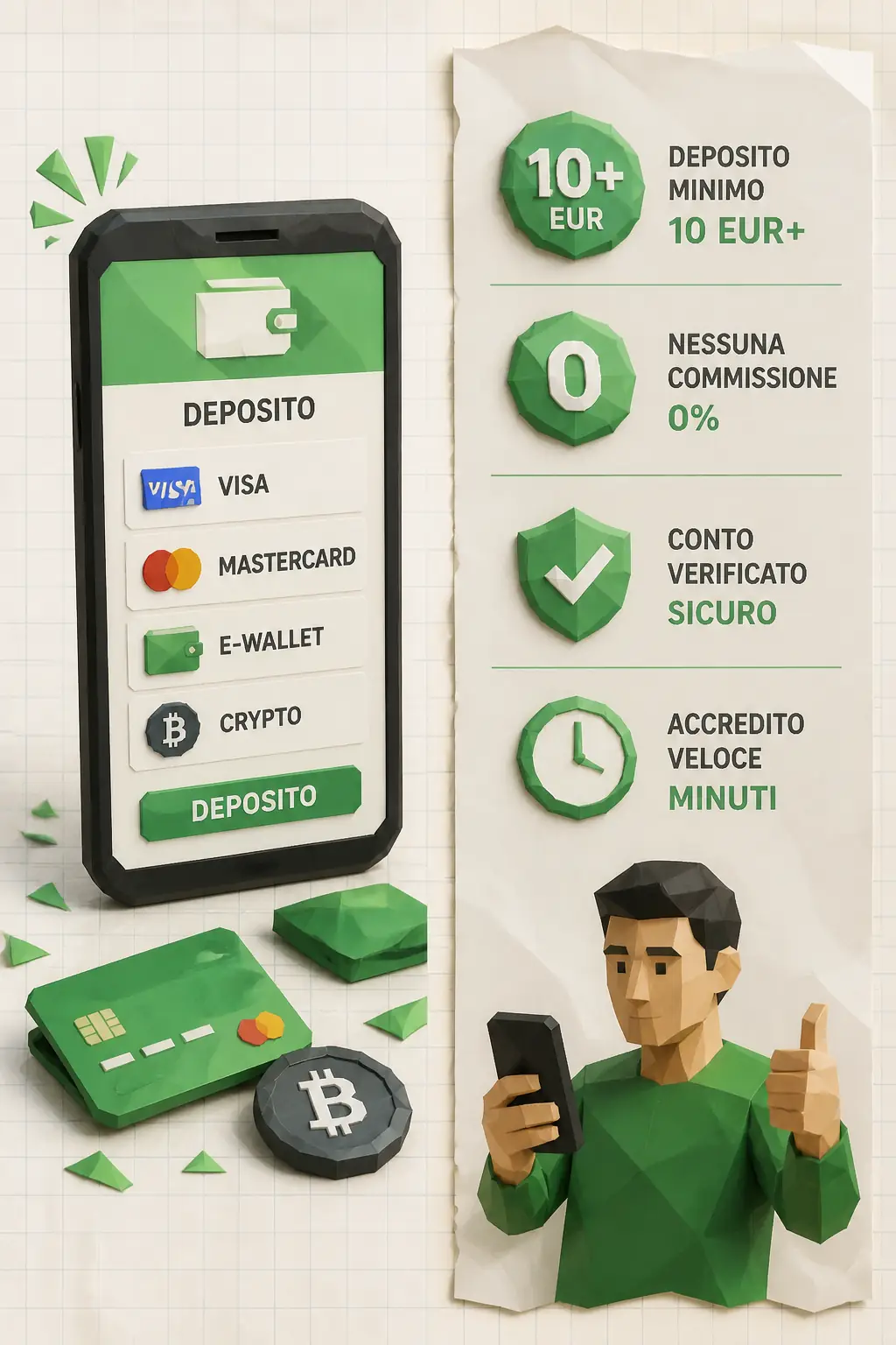 Deposito su Winnita – Guida ai versamenti in Italia visual guide for Winnita