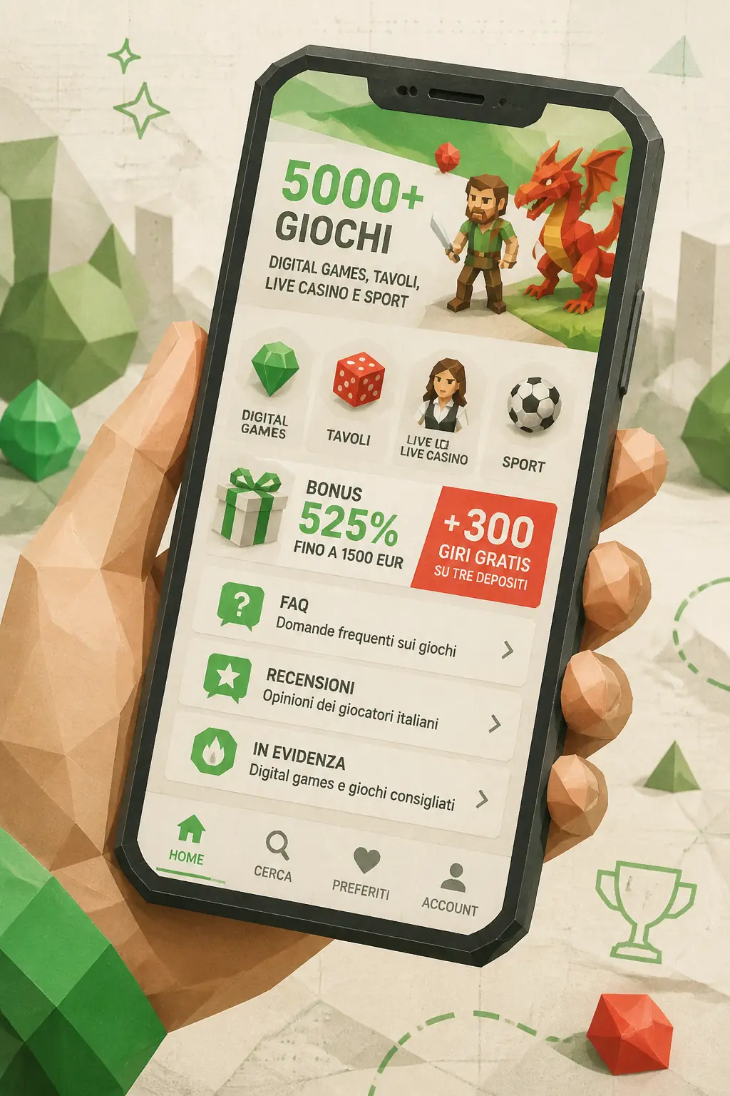 Giochi e Slot Winnita per l'Italia visual guide for Winnita