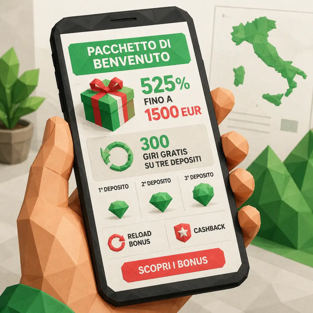 Winnita Bonus: benvenuto 525% fino a 1500 EUR visual guide for Winnita